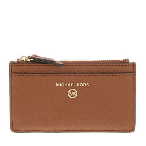 michael kors zip card holder|MICHAEL Michael Kors Small Zip Leather Card Holder.